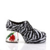 Funtasma PIMP-02 Zebra Fur 70s Disco Shoes Men
