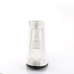 Funtasma PIMP-50 White Vegan 70s Disco Boots Men