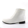 Funtasma PIMP-50 White Vegan 70s Disco Boots Men