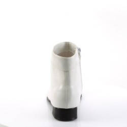 Funtasma PIMP-50 White Vegan 70s Disco Boots Men