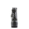 Demonia POISON-101 Black Vegan Platform Ankle High Boots