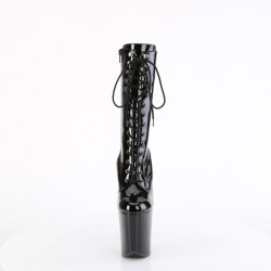 Pleaser FLAMINGO-1054 Black Patent Women Ankle Boots