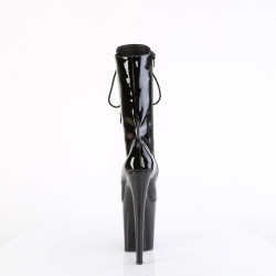 Pleaser FLAMINGO-1054 Black Patent Women Ankle Boots