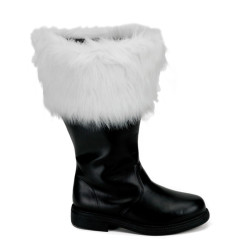 Funtasma SANTA-106WC Black Vegan Santa Claus Boots Men