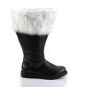 Funtasma SANTA-106WC Black Vegan Santa Claus Boots Men