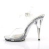 Fabulicious POISE-508 Clear High Heeled Sandals Women