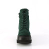 Demonia SHAKER-52 Emerald Platform Wedge Ankle Boots