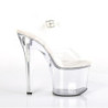 Pleaser RADIANT-708 White Insole Platform High Heels