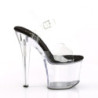 Demonia STOMP-15 Black Punk Goth Platform Wedge Boots