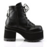 Demonia RANGER-105 Black Vegan Chunky Platform Ankle Boots