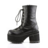 Demonia RANGER-301 Black Vegan Chunky Platform Boots Women