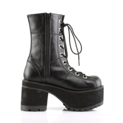 Demonia RANGER-301 Black Vegan Chunky Platform Boots Women