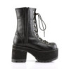 Demonia RANGER-301 Black Vegan Chunky Platform Boots Women