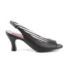 Pleaser Pink Label JENNA-02 Black Vegan Leather Sale
