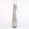 Pleaser BEJEWELED-1016C-2-7 Transparent Strass Silver