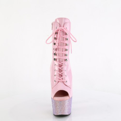Pleaser BEJEWELED-1021-7 Rose Hologram Patent Strass