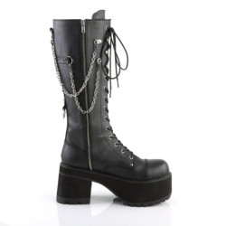 Demonia RANGER-303 Black Vegan Platform Men Boots