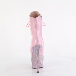 Pleaser BEJEWELED-1021-7 Rose Hologram Patent Strass