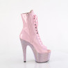 Pleaser BEJEWELED-1021-7 Rose Hologram Patent Strass
