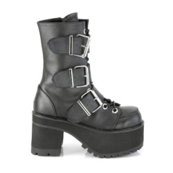 Demonia RANGER-308 Black Vegan Leather Sale Women