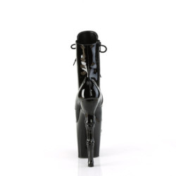 Demonia ASHES-57 Black Vegan Platform Women Boots