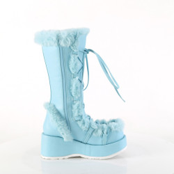 Demonia CUBBY-311 Baby Blue Vegan Women Platform Boots