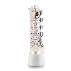 Demonia DAMNED-225 Pearl Vegan Platform Women Boots