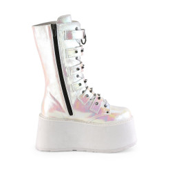 Demonia DAMNED-225 Pearl Vegan Platform Women Boots