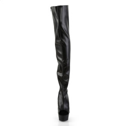 Pleaser DELIGHT-3017 Vegan Laced Thigh High Boots
