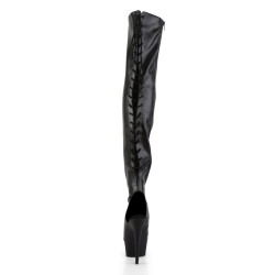 Pleaser DELIGHT-3017 Vegan Laced Thigh High Boots
