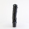 Pleaser ADORE-1040WR-HG Black Hologram Patent Boots