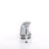 Fabulicious LIP-102 Transparent High Heeled Mules