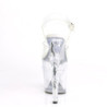 Pleaser RAPTURE-808 Clear Pole Shoes Finger Bone Heels