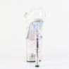 Pleaser RAPTURE-808HT Hologram Pole Shoes Bone High Heels