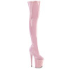Pleaser FLAMINGO-3000 Rose Extreme Heeled Thigh Boots