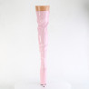 Pleaser FLAMINGO-3000 Rose Extreme Heeled Thigh Boots