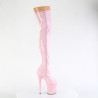 Pleaser FLAMINGO-3000 Rose Extreme Heeled Thigh Boots