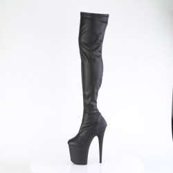 Pleaser FLAMINGO-3000 Vegan Extreme Heeled Thigh Boots