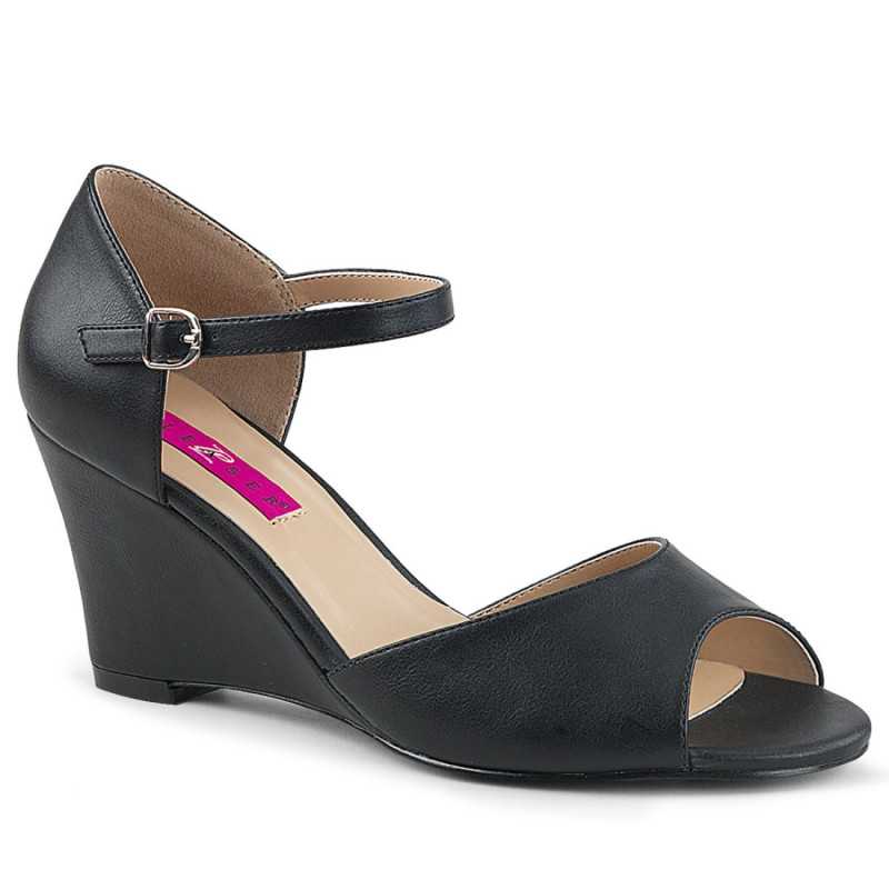 Pleaser Pink Label KIMBERLY-05 Black Vegan Sale Men Pleaser Pink Label KIMBERLY-05 Black Vegan Sale Men