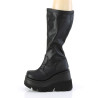 Demonia SHAKER-65WC Vegan Wide Calf Knee High Boots