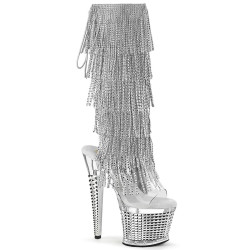 Pleaser SPECTATOR-2017RSF Transparent Silver Chrome