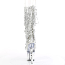 Pleaser SPECTATOR-2017RSF Transparent Silver Chrome