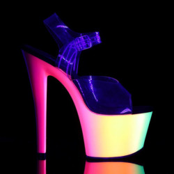 Pleaser RAINBOW-308UV High Heeled Pole Dance Shoes