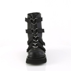 Demonia RENEGADE-50 Black Vegan Leather Sale Women