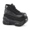 Demonia BOXER-01 Black Vegan Leather Men Boots