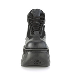 Demonia BOXER-01 Black Vegan Leather Men Boots