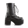 Demonia RANGER-301 Black Vegan Chunky Platform Boots Women