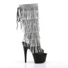 Pleaser ADORE-2024RSF Black Platform Fringe Boots