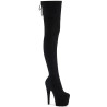 Pleaser ADORE-3008 Suede Stretch Over The Knee Boots