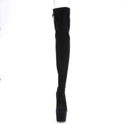 Pleaser ADORE-3008 Suede Stretch Over The Knee Boots